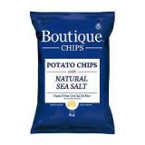 Papas fritas sabor sal marina Boutique Chips x 65g