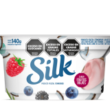 Yogur a base de leche de coco sabor frutos rojos Silk x 140g