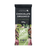 Chocolate negro orgánico 60 % cacao Colonial x 100g