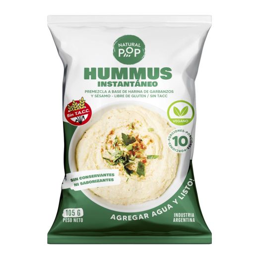 hummus natural pop